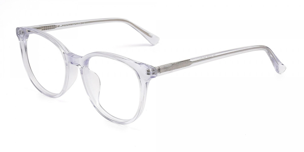 round clear lens glasses