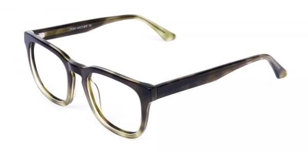 Green Wayfarer Glasses Frame