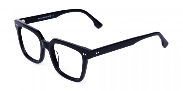 Full Rim Black Wayfarer Glasses 