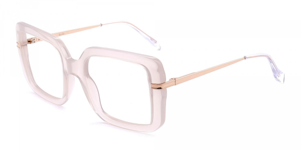 rose gold thick glasses