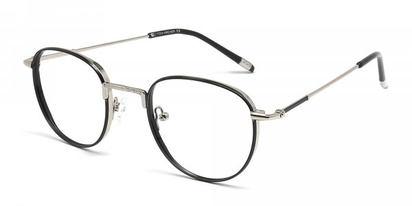 Black And Gold Eyeglass Frames