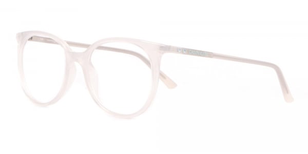 Calvin Klein CK19508 Milky White Classic Round Glasses