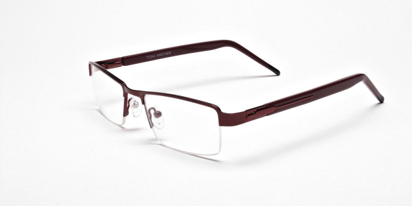 Red Rectangular Glasses, Eyeglass