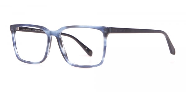 TED BAKER TB8209 ROWE Rectangular Glasses Blue & Black 