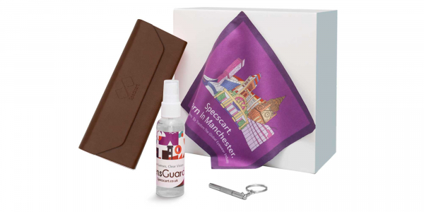 Cleaning Kit with Mocha Brown Trifold