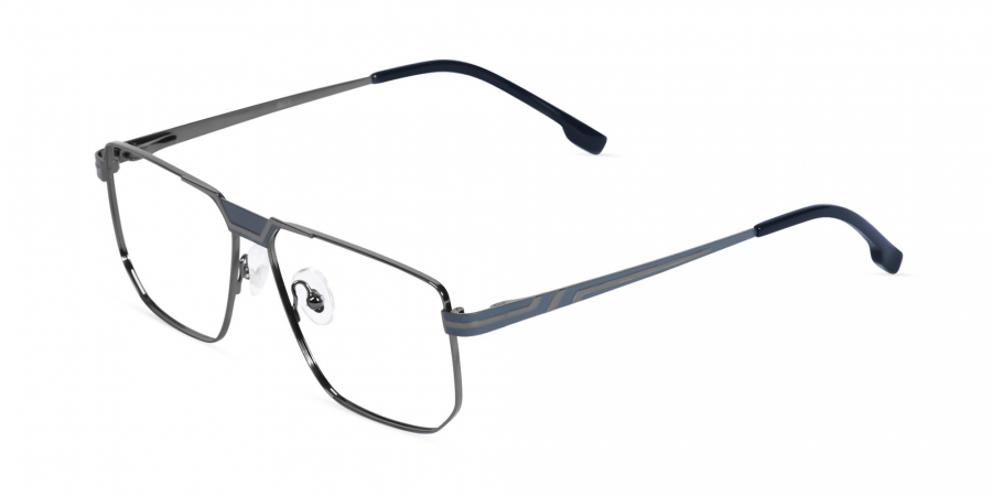 Blue Metal Glasses