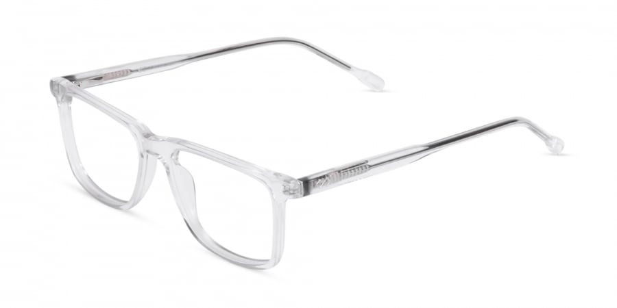 Crystal Clear Rectangular Eyeglasses Frames