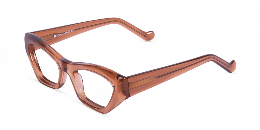 Brown Fullrim Cat Eye Glasses