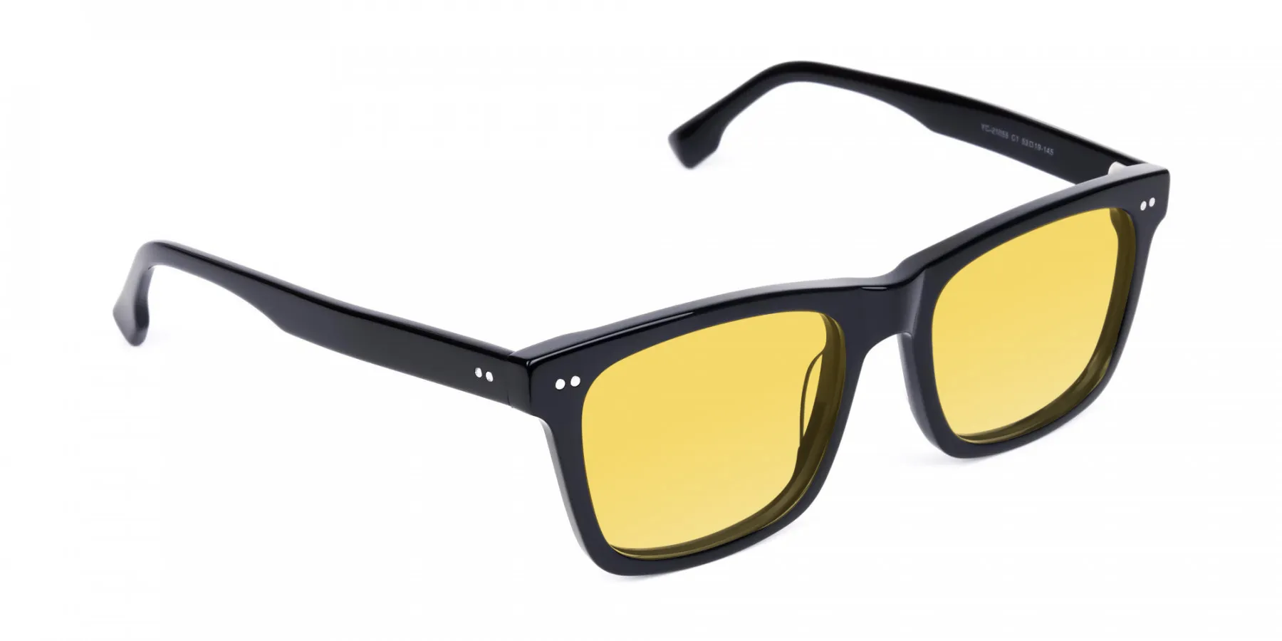 yellow lens square glasses-2