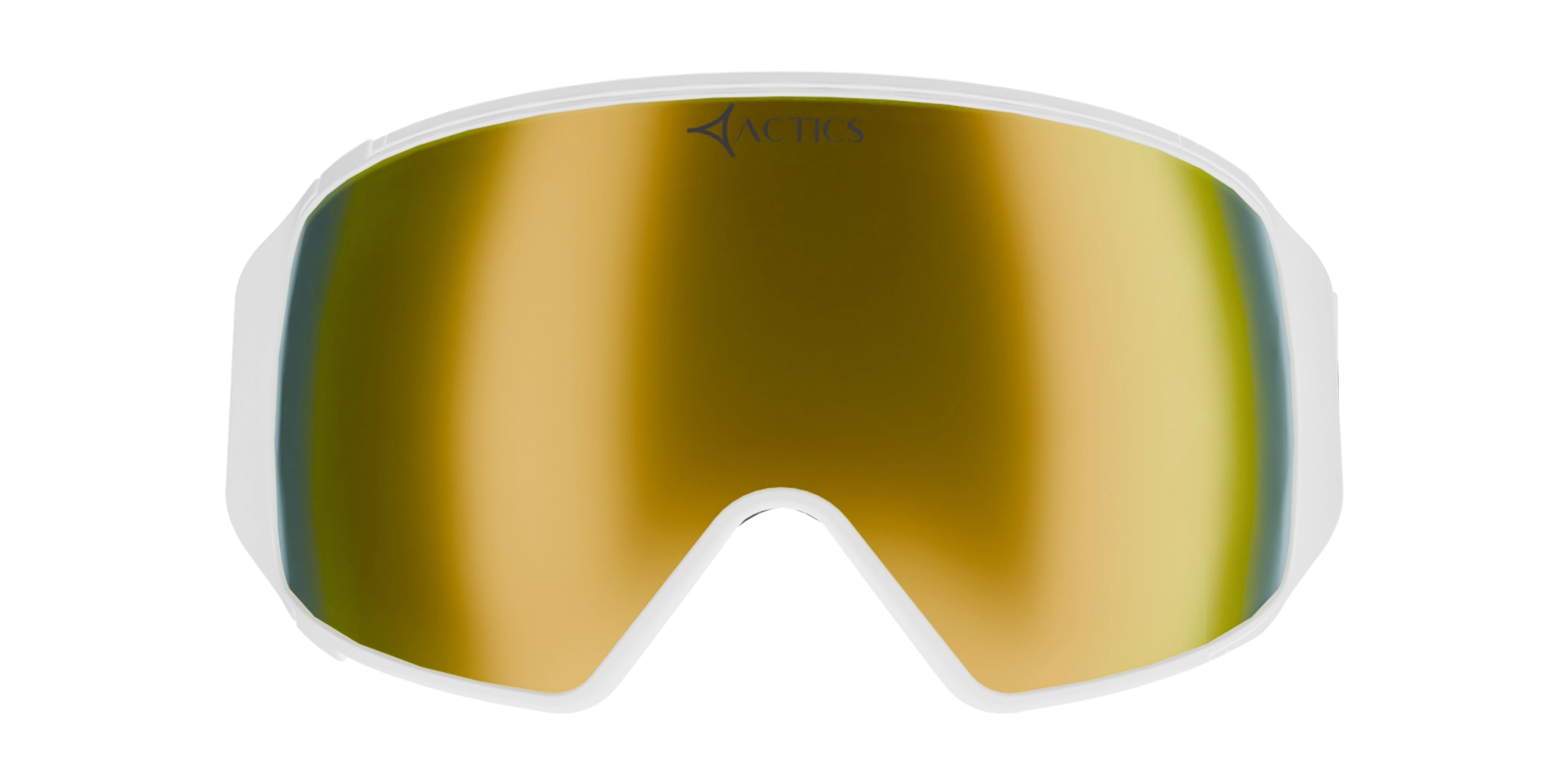 White Ski Goggles for Pro Skiers - 1