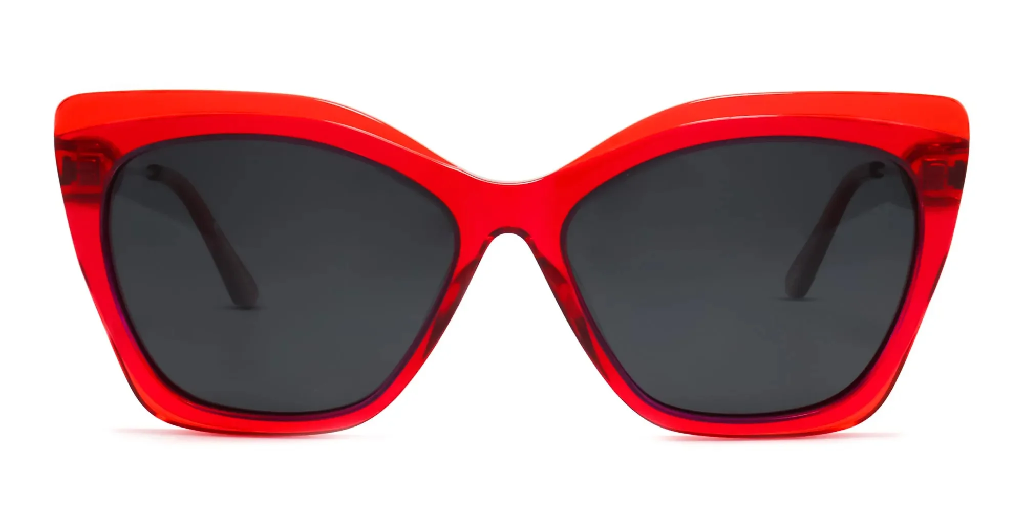 Red Frame Sunglasses-2