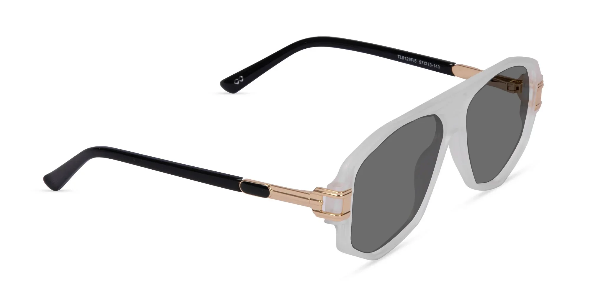 Oversized Flat Top Square Sunglasses-1