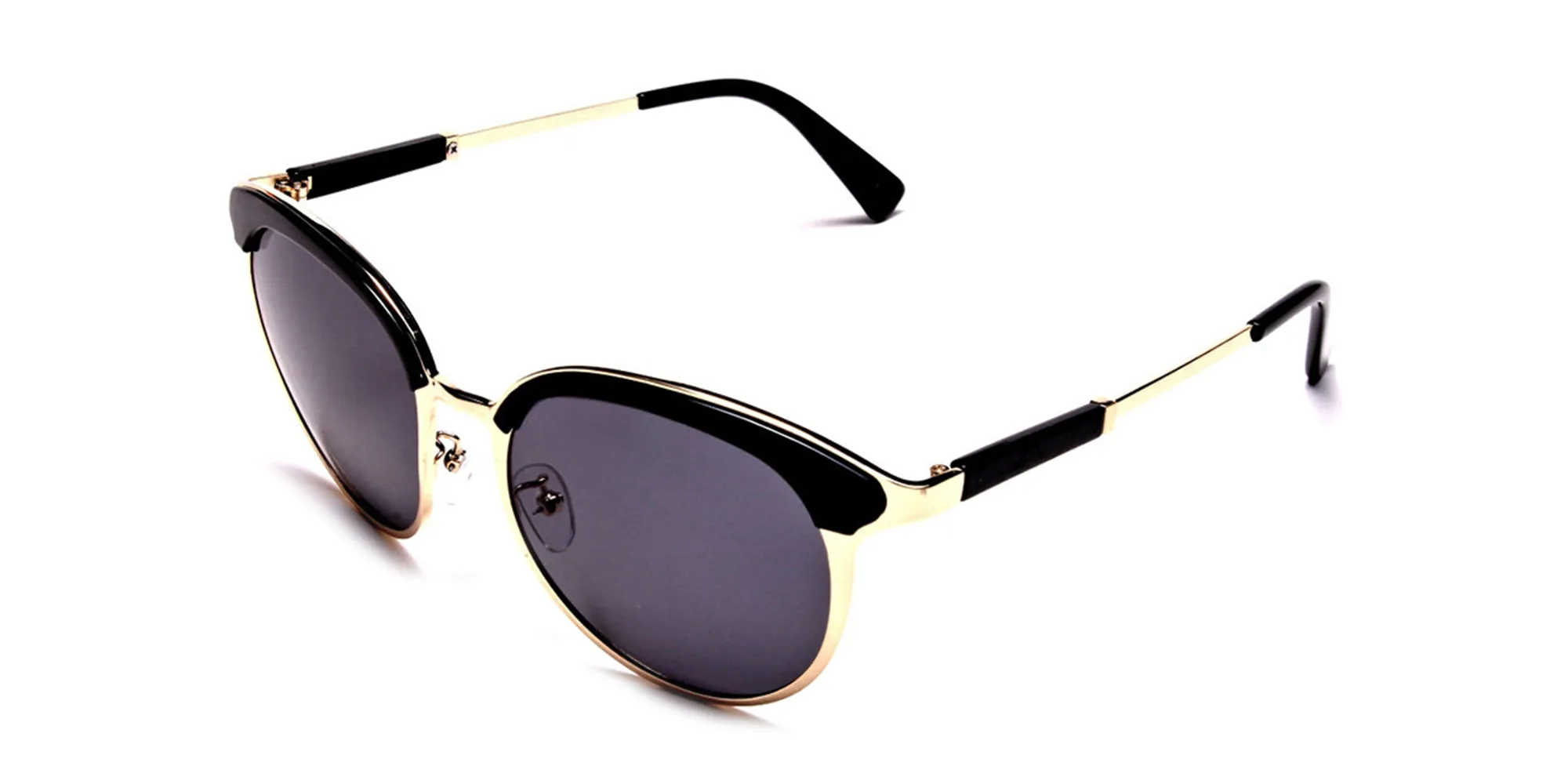 GOLD ROUND Sunglasses -1