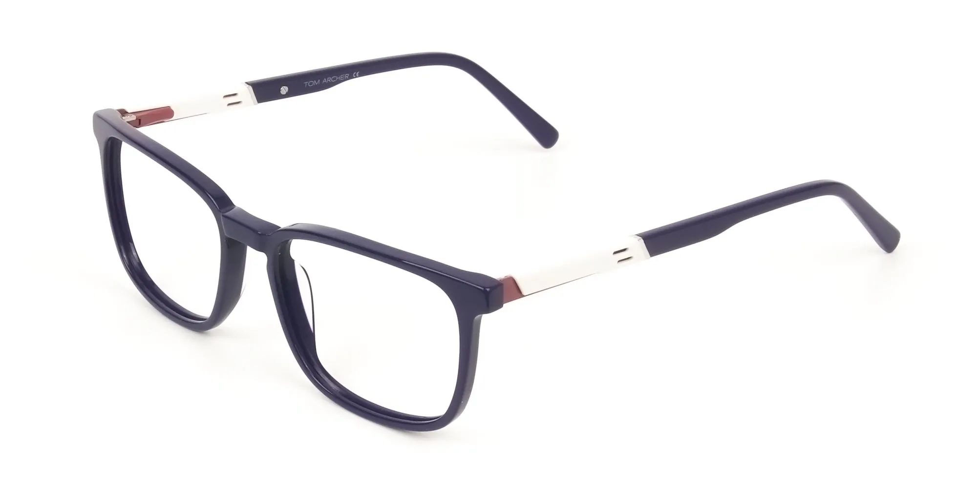 Lightweight Royal Blue Sport Style Rectangular glasses - 2