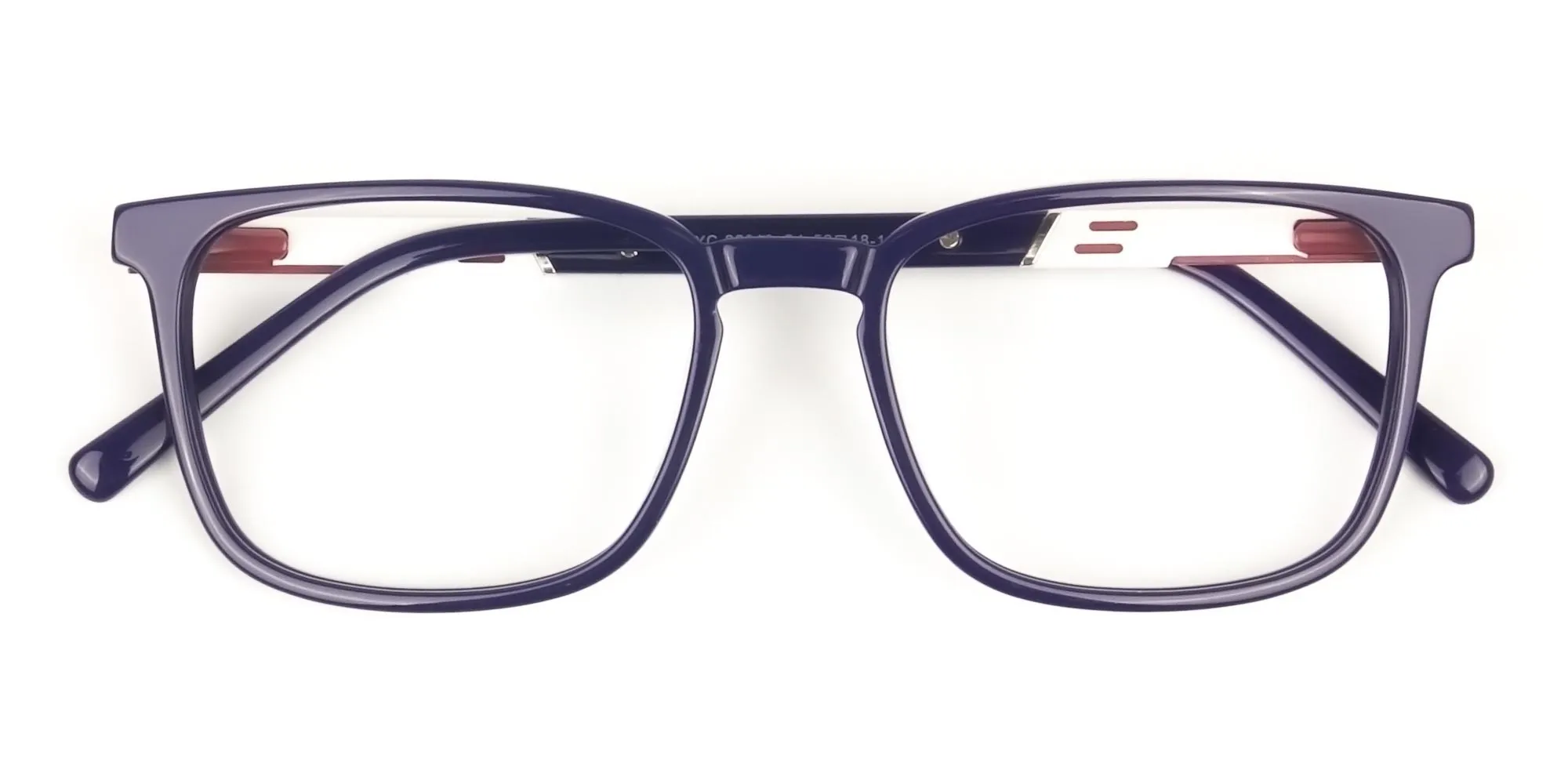 Lightweight Royal Blue Sport Style Rectangular glasses  - 2