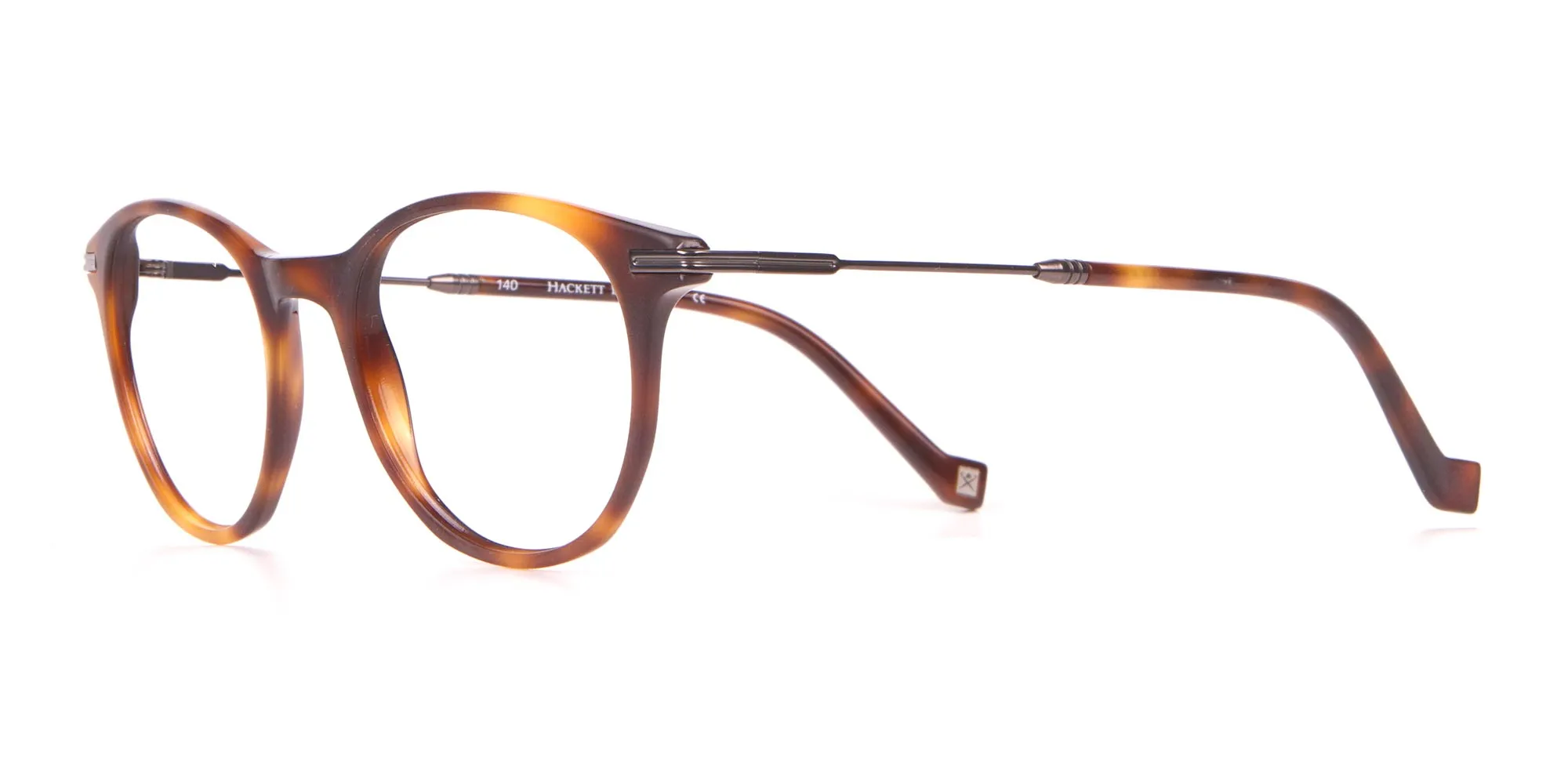 HACKETT HEB204 Full-Rim Classic Round Frame In Tortoise-2