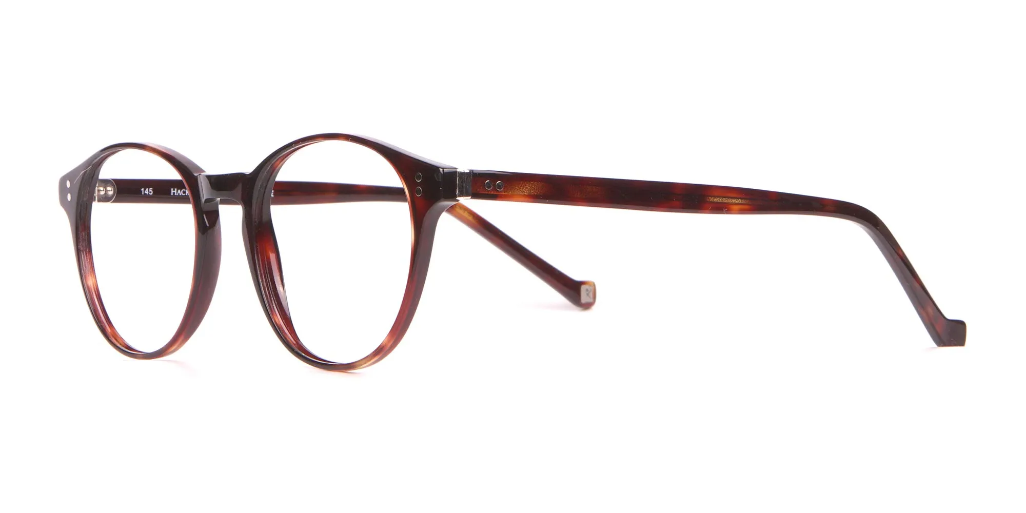 HACKETT Bespoke HEB218 Petite Round Glasses In Tortoise -2