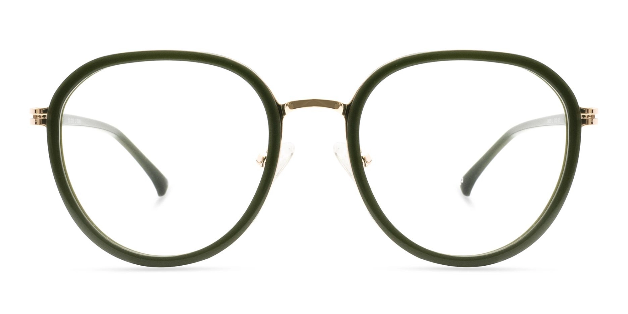 Green Round Glasses-1