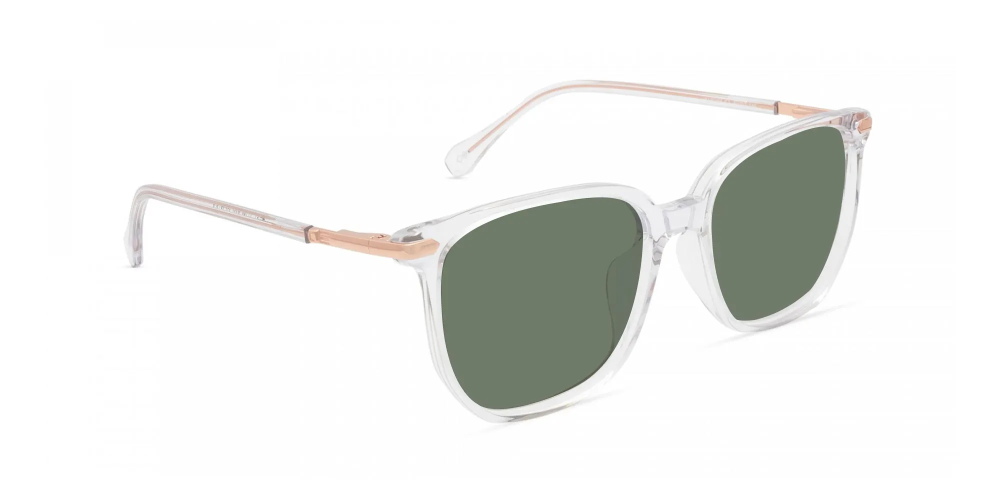 Clear Frame Designer Sunglasses-2