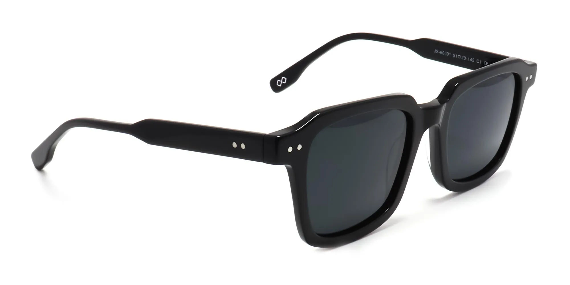 black square sunglasses for men & women-2