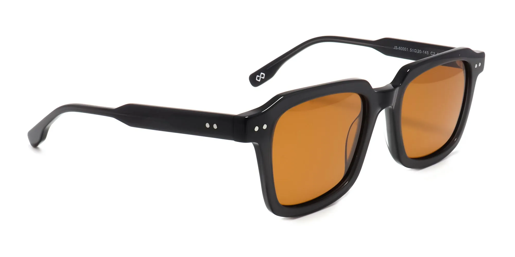 black square sunglasses for men & women-2