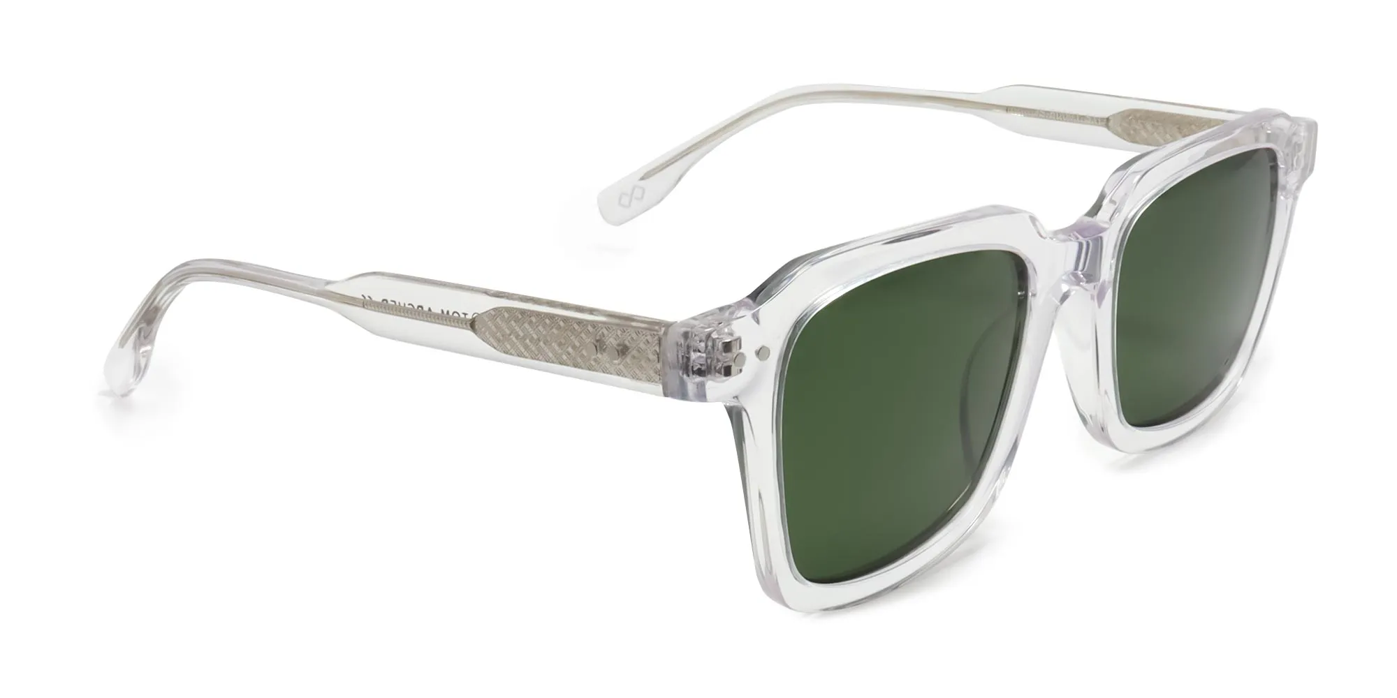 Clear store acetate sunglasses