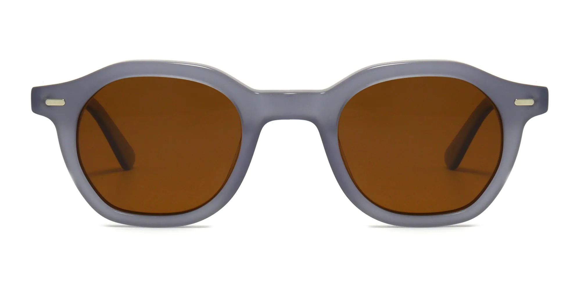 geometric frame sunglasses-1