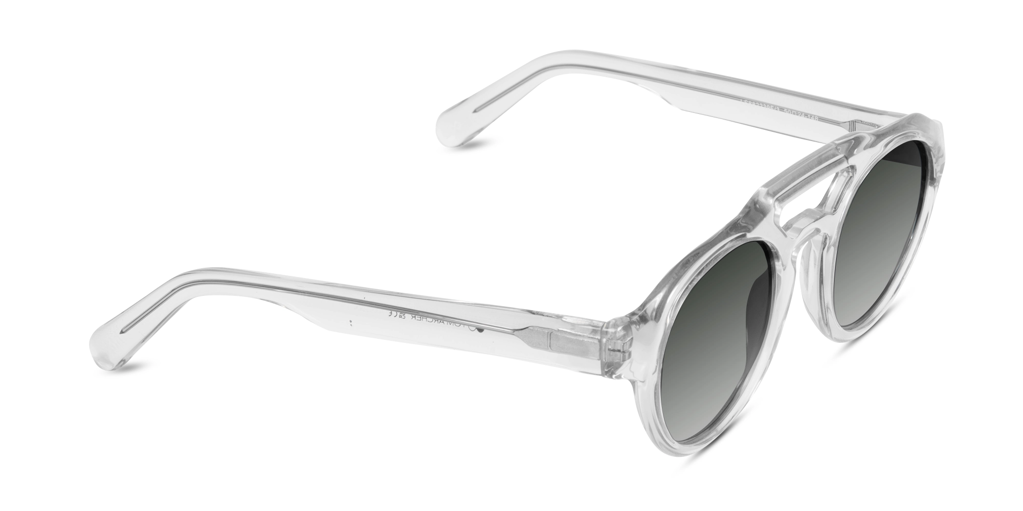Clear Pilot Sunglasses-1