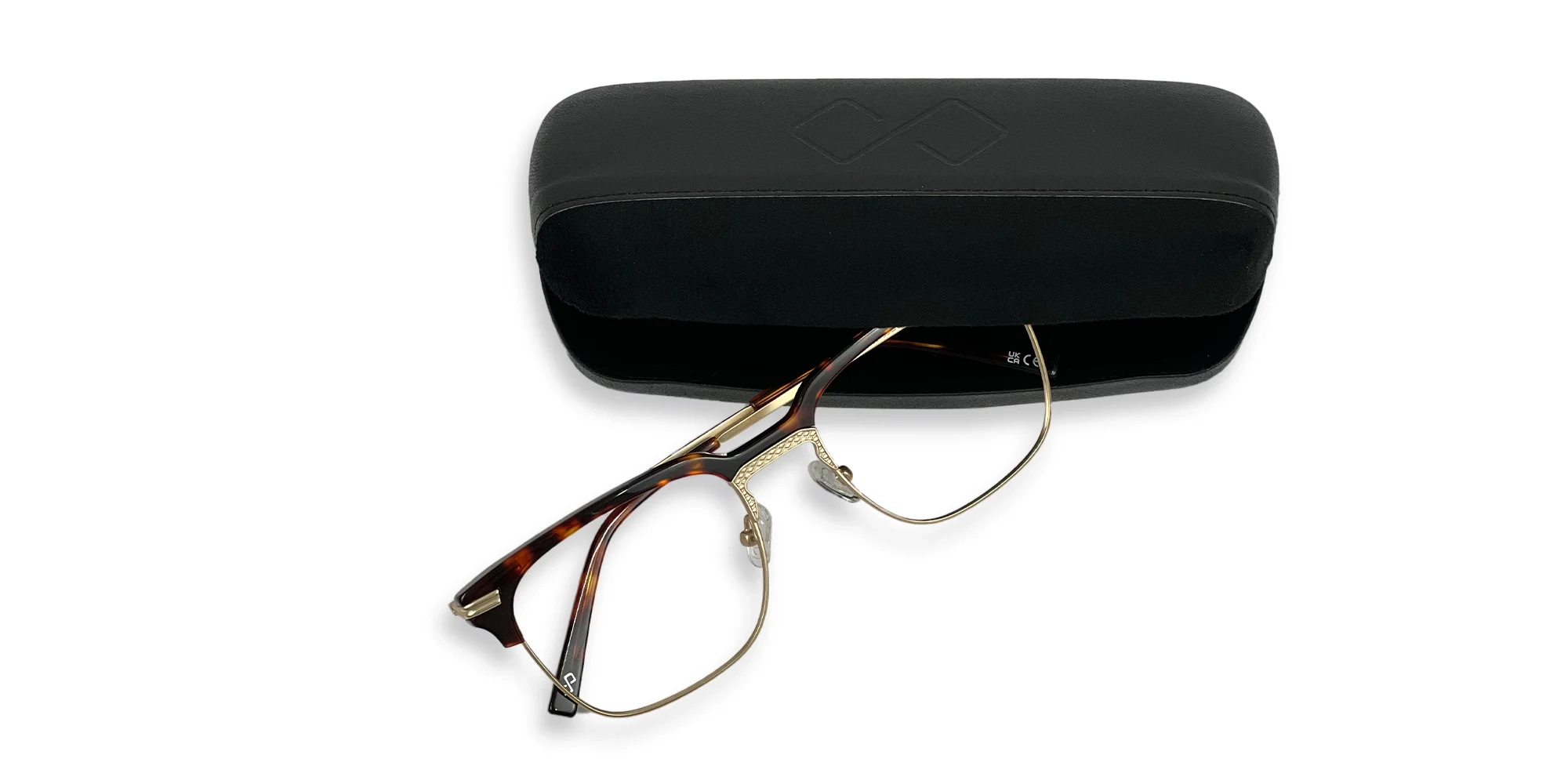 Black Hard Eyeglasses Case-1