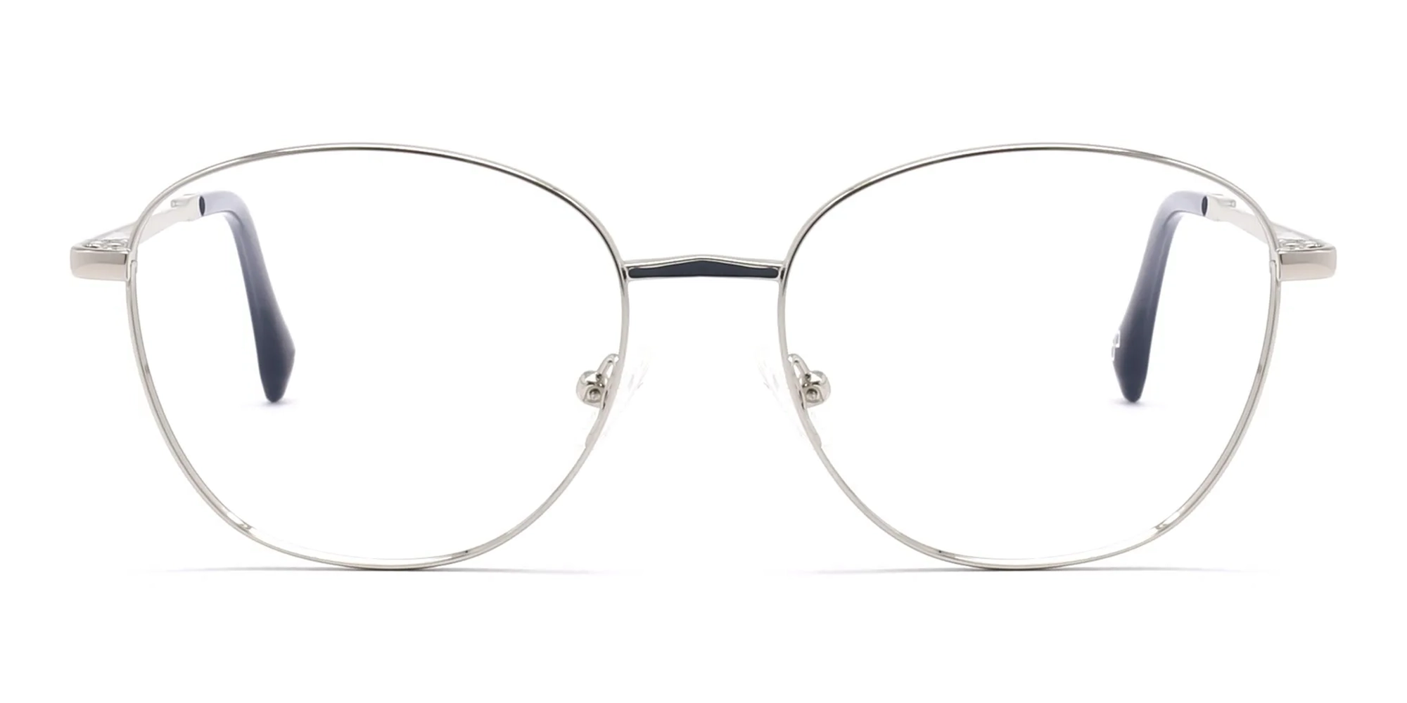 round silver eyeglass frames-2