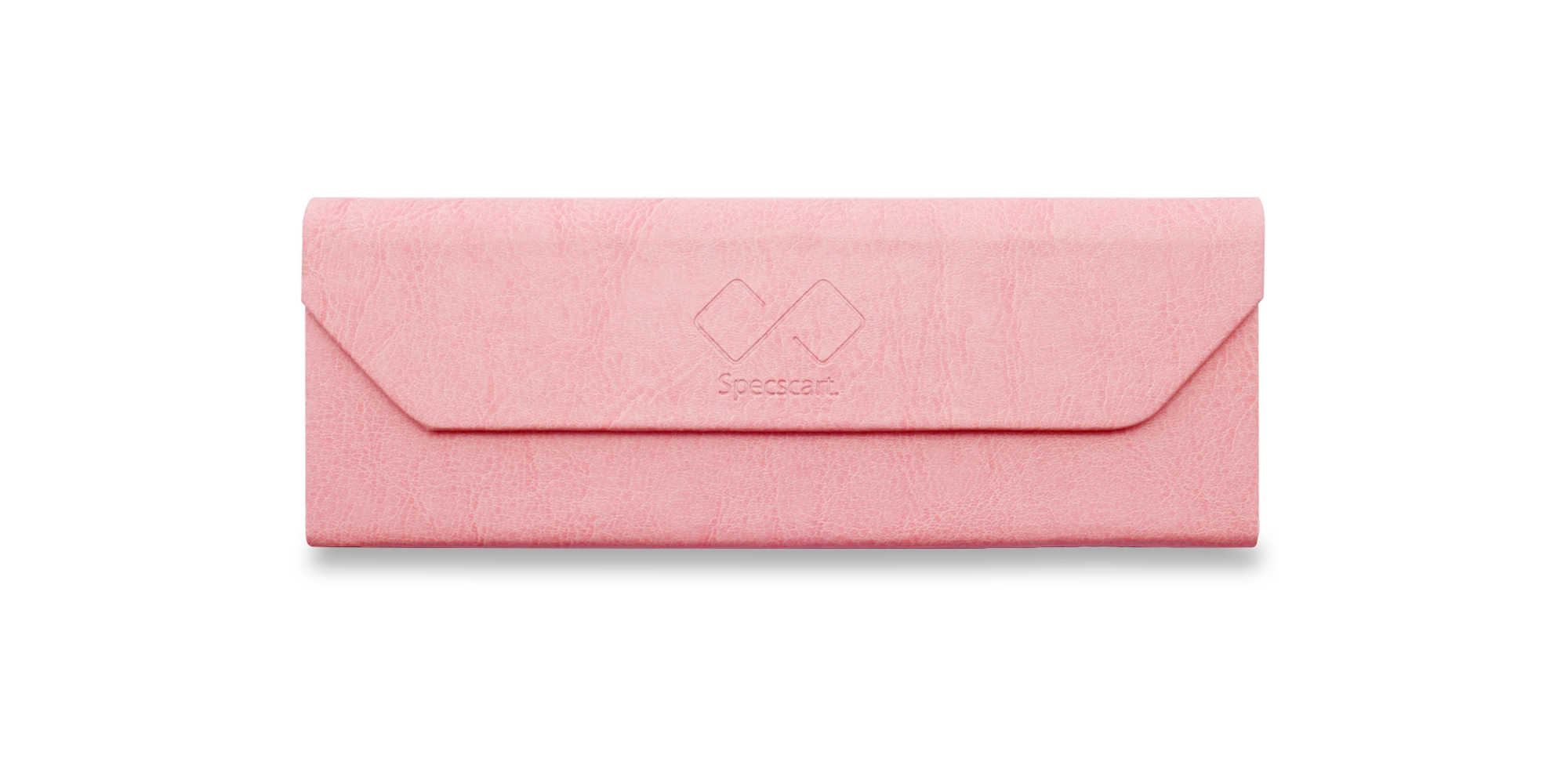 Pink Threefold Eyeglasses Case-1