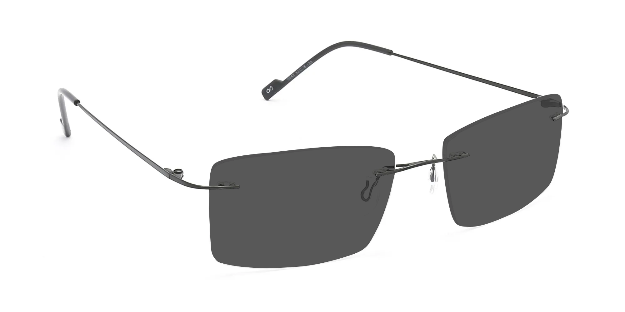 Rectangle Frameless Sunglasses-1