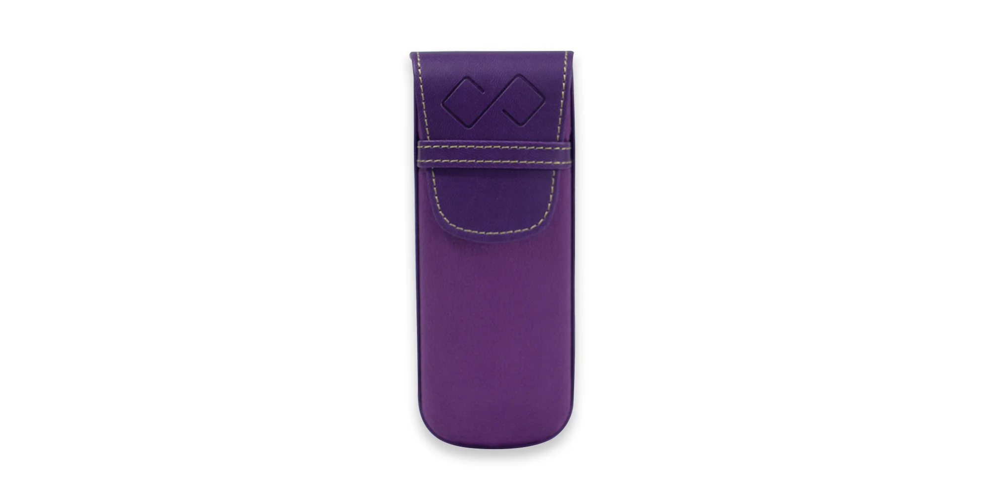 Purple Glasses Case Vegan Leather-1