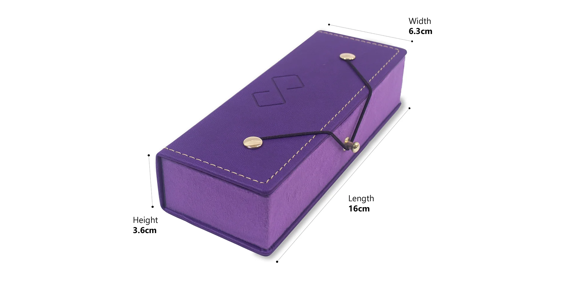 Purple Funky Glasses Case-1