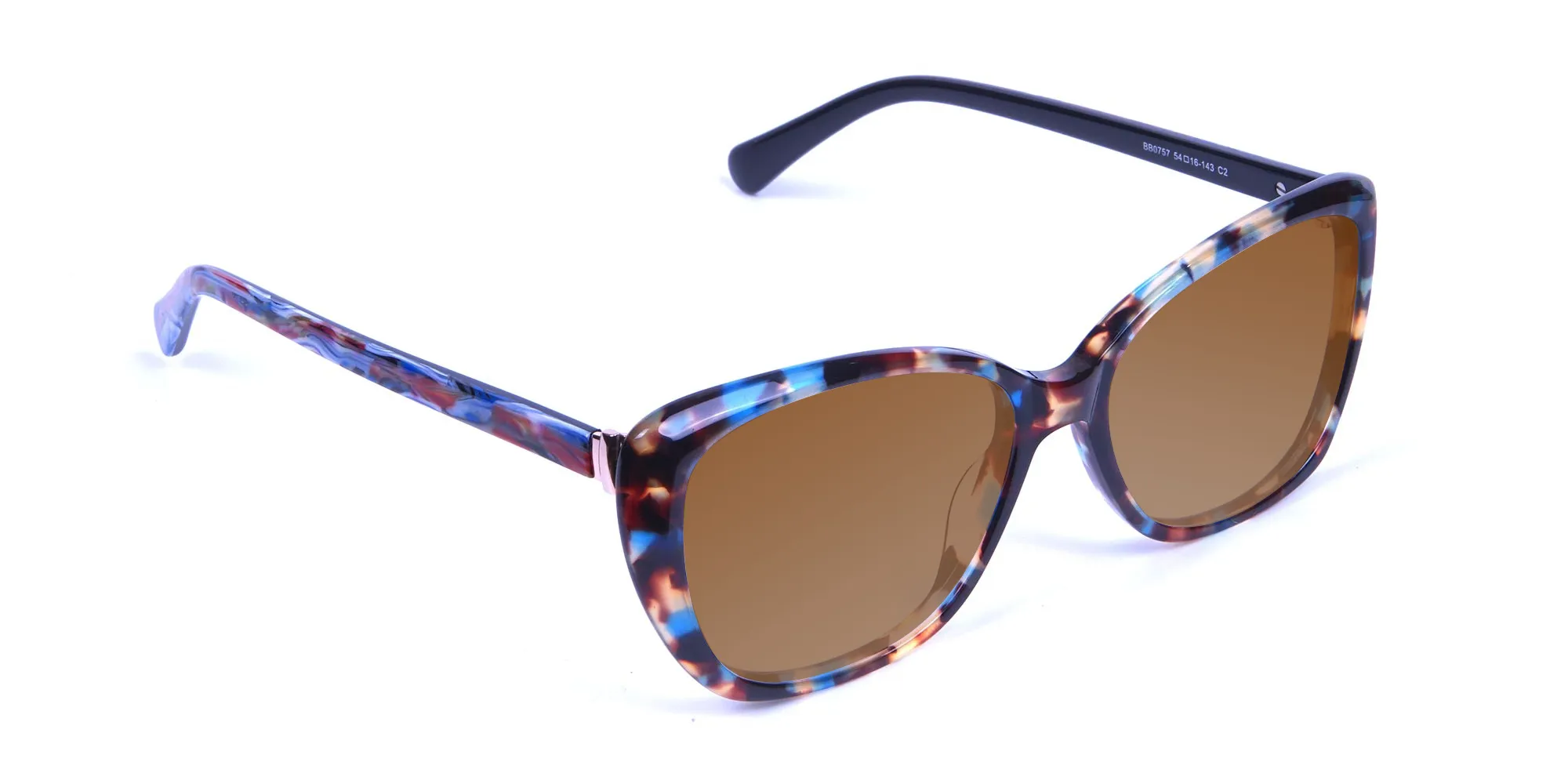 Women's Brown Tortoiseshell Sunglasses-3