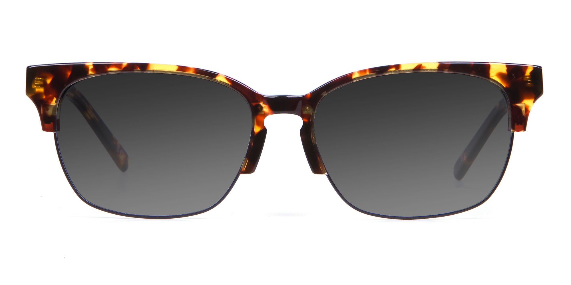 Men`s Rectangular Tortoiseshell Sunglasses-3