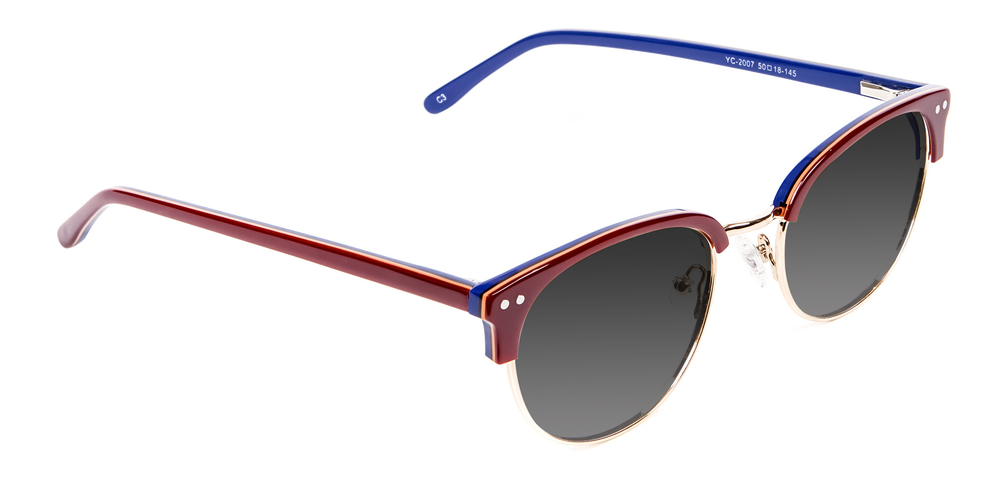 Mahogany Browline Sunglasses Online UK-3