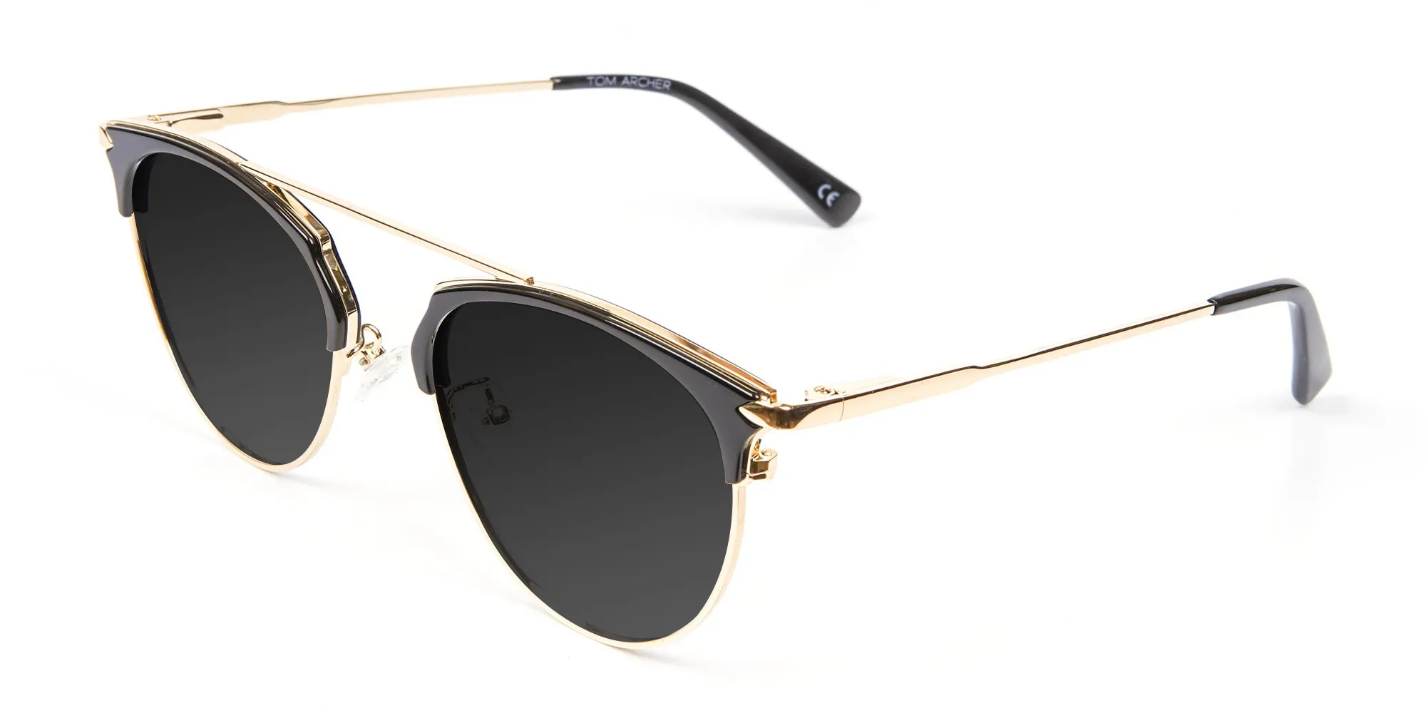 Black and Gold Sunglasses - 2