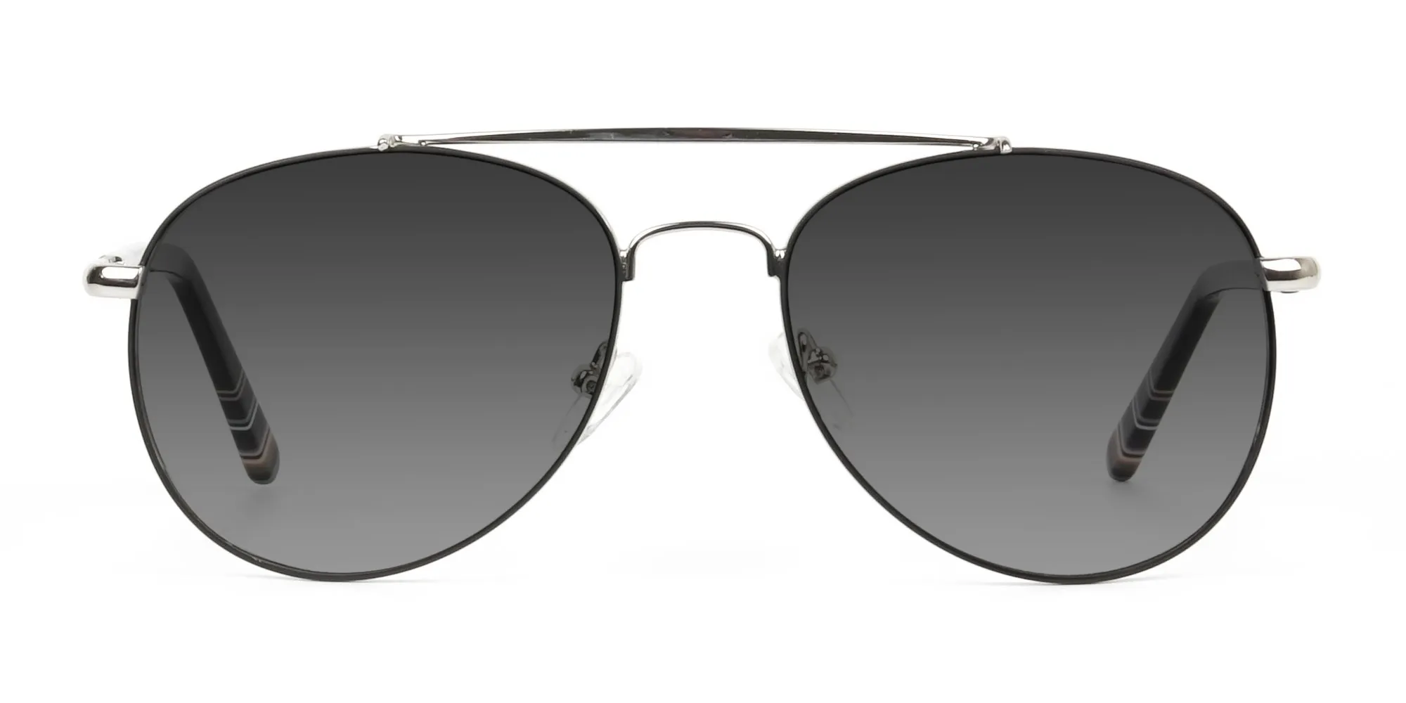 black-silver-fine-metal-grey-tinted-aviator-sunglasses-2
