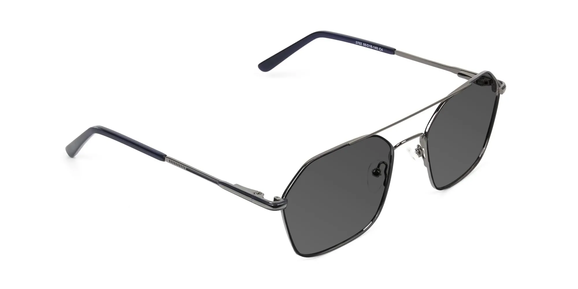 dark-royal-blue-geometric -gunmetal-aviator-grey-tinted-sunglasses-2