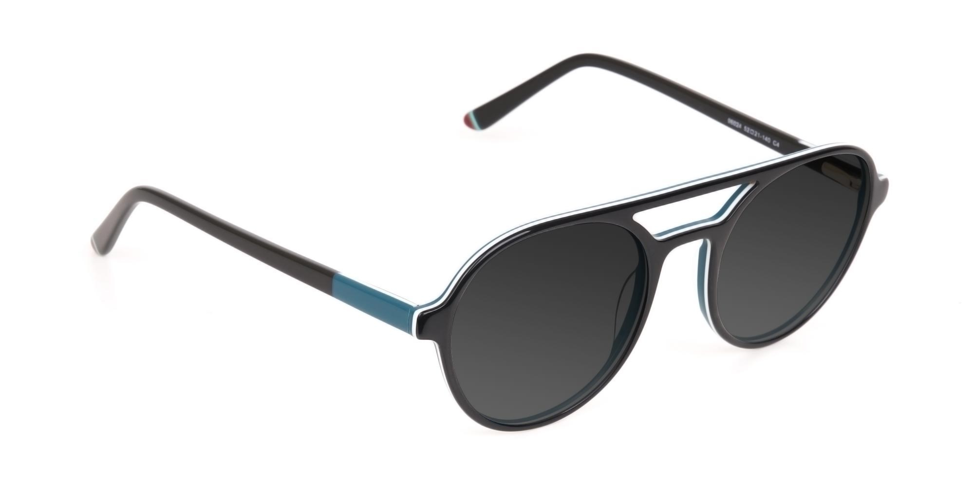 Black and Turquoise Sunglasses - 1