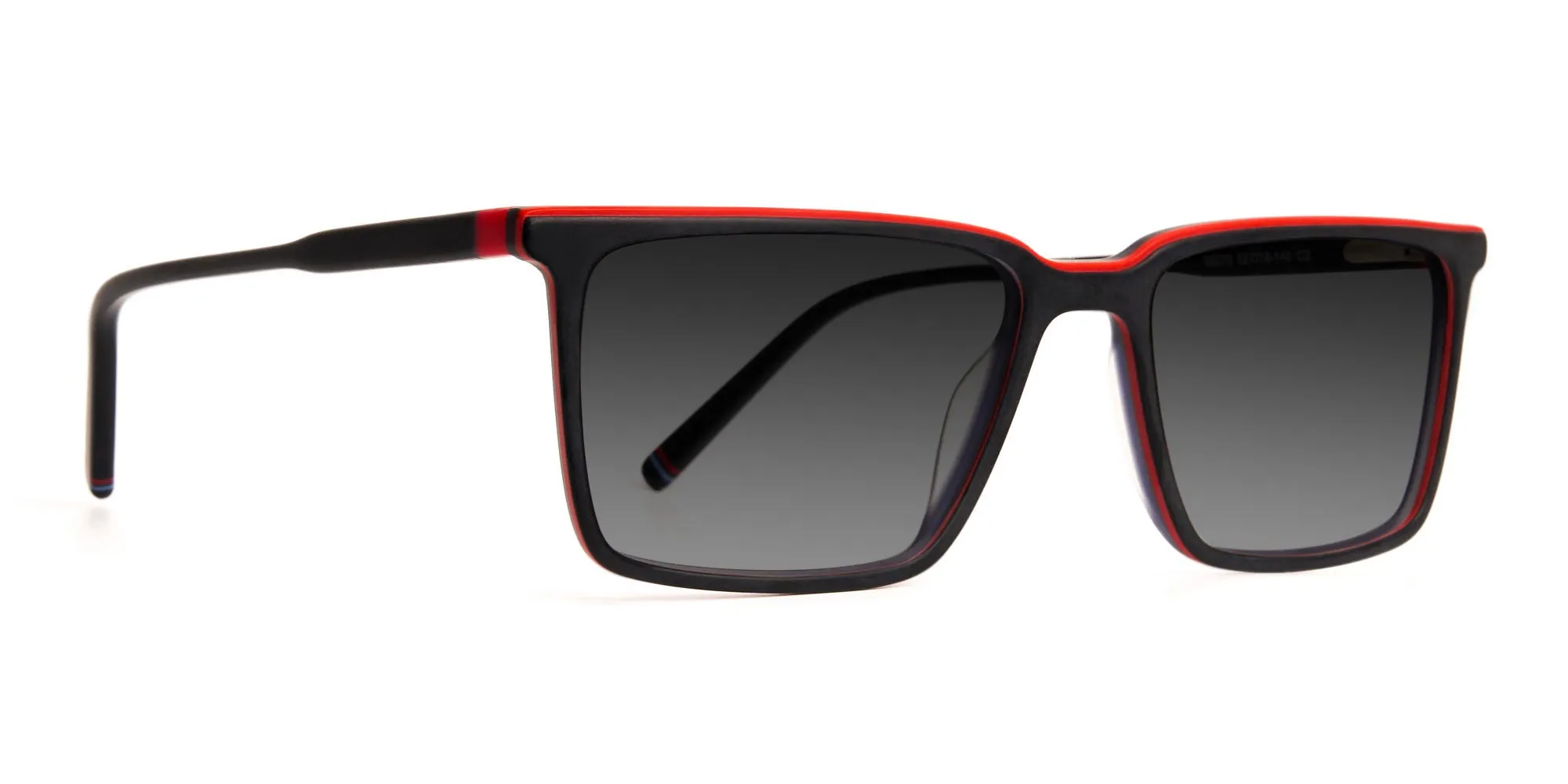 Black Rectangle Sunglasses-2