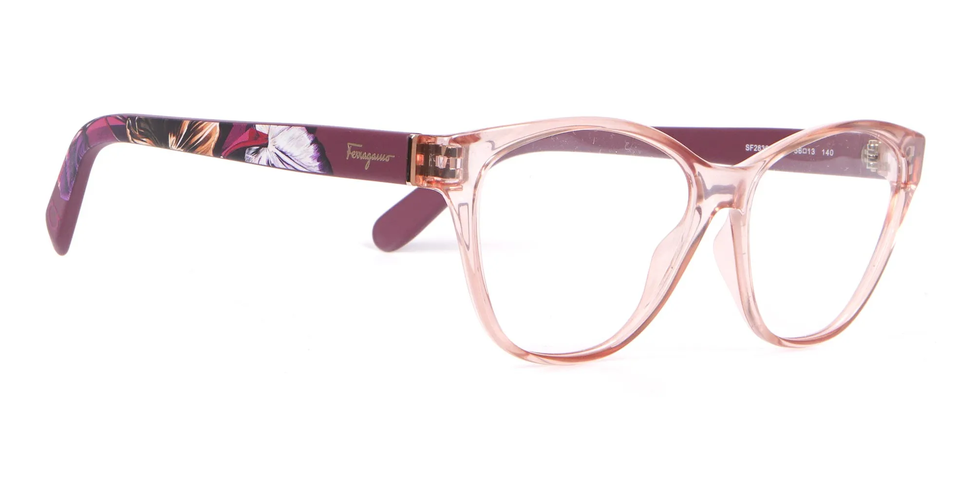 Salvatore Ferragamo SF2836 Women's Cat Eye Glasses Nude-2