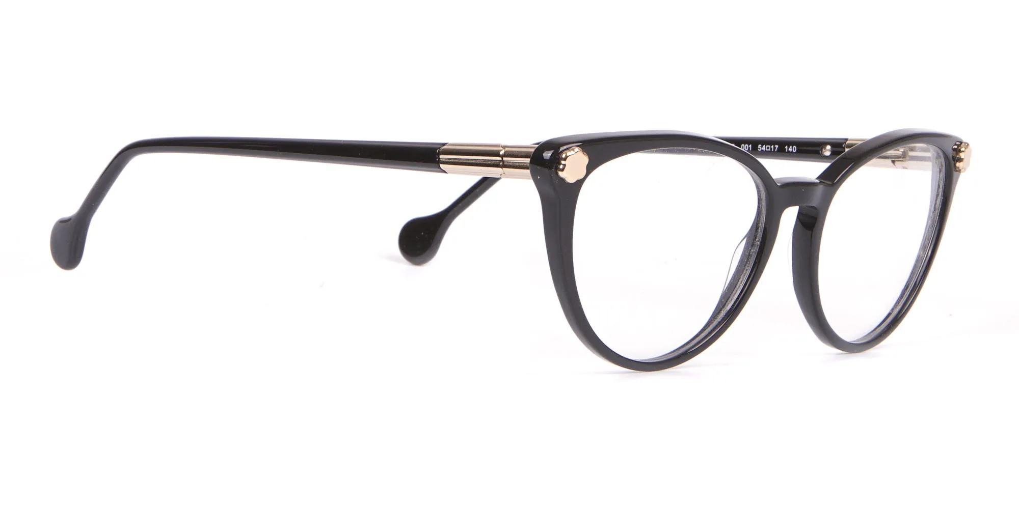 Salvatore Ferragamo SF2837 Women's Cateye Glasses Black-2