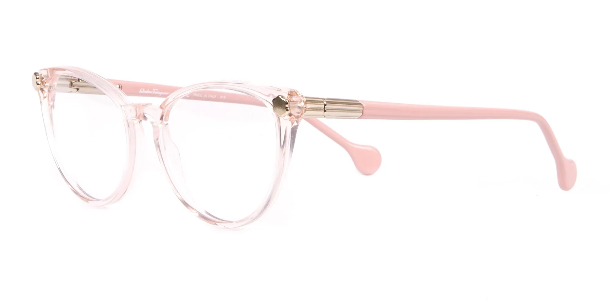 Salvatore Ferragamo SF2837 Women's Cateye Glasses Rosy Pink-2