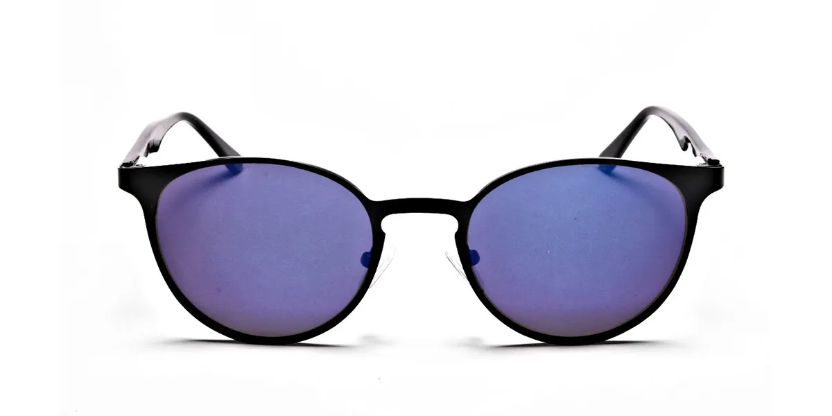 Sleek Black & Blue Sunglasses -1