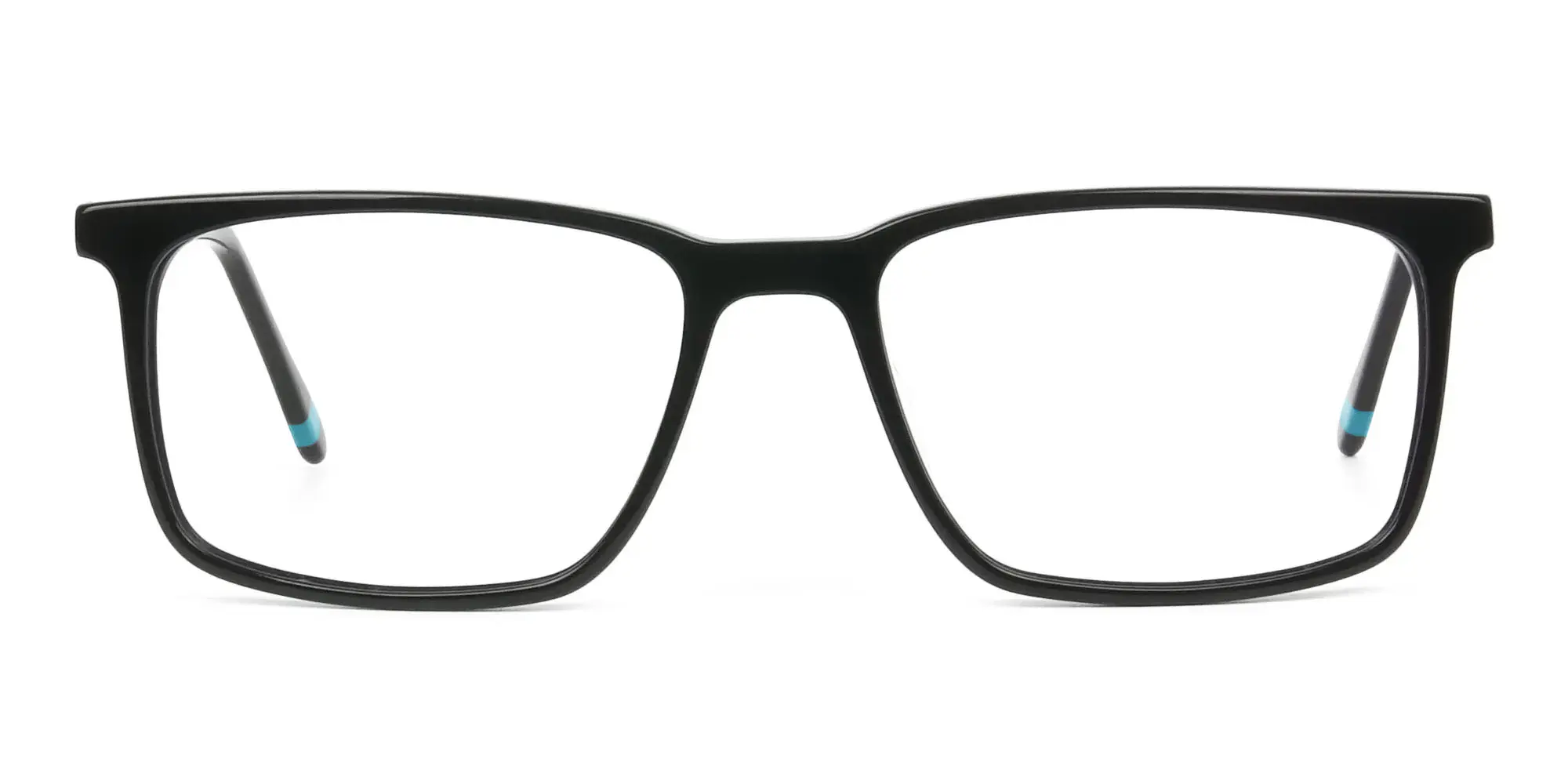 Designer Matte Grey Glasses Rectangular - 1