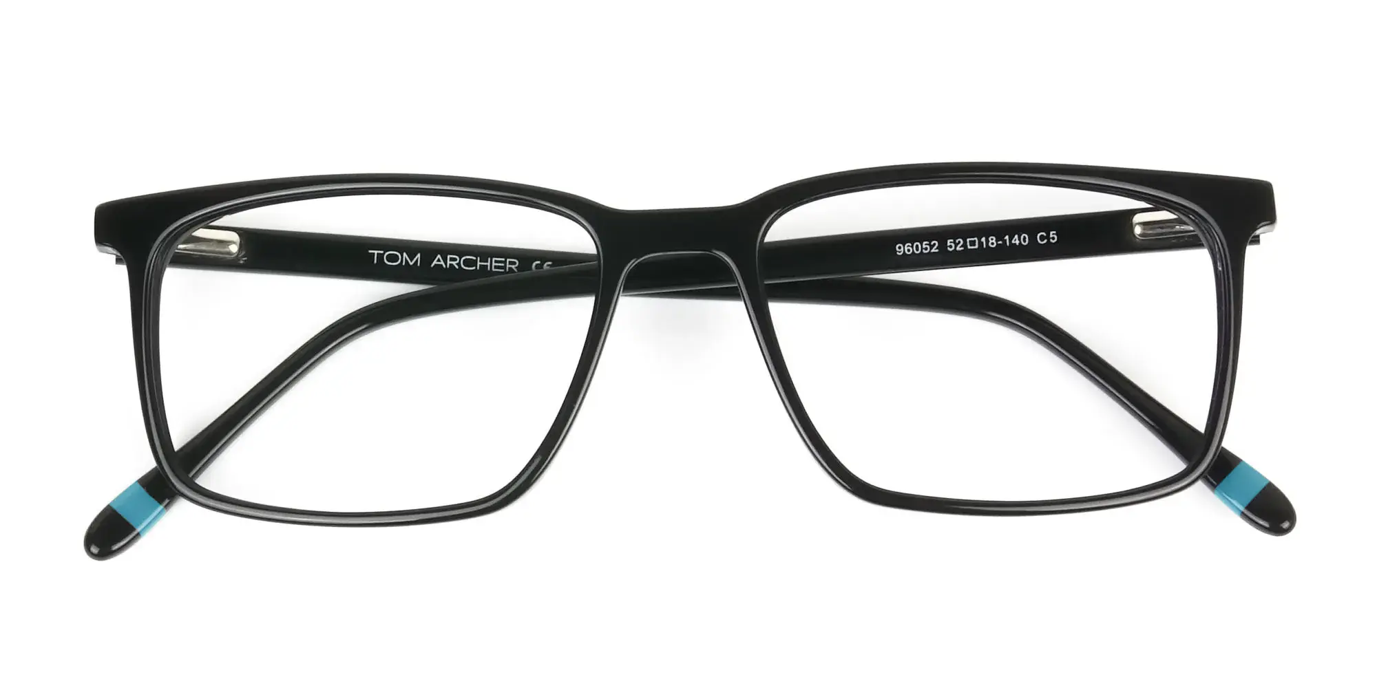 Designer Matte Grey Glasses Rectangular - 1