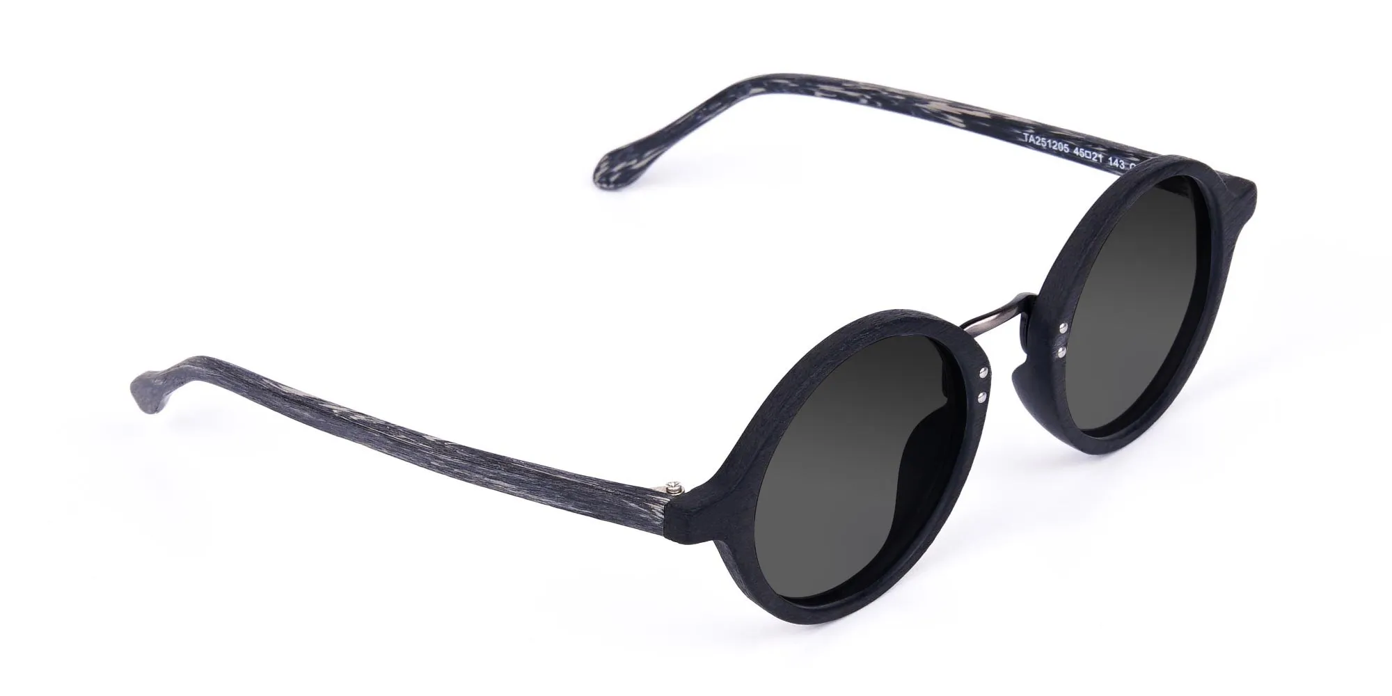 Black-Round-Wood-Sunglasses-with-Grey-Tint-2