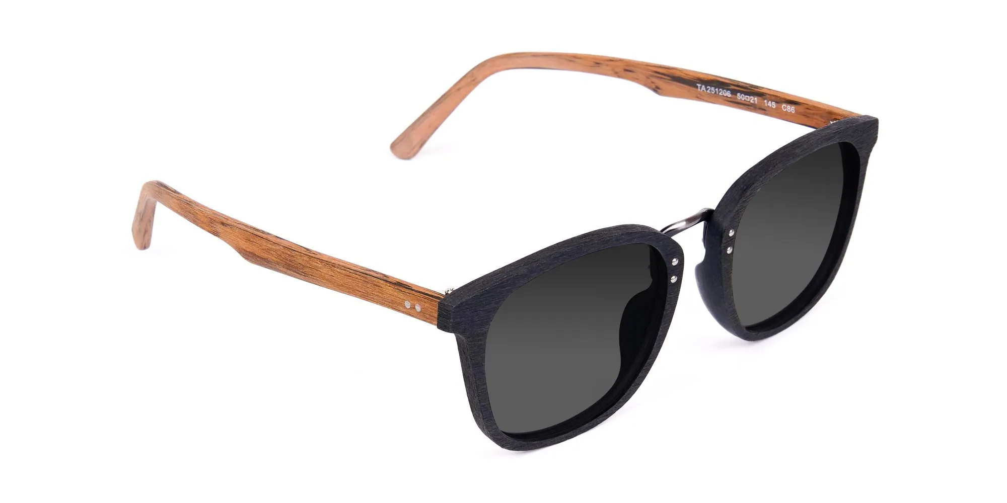 Wood-Black-Frame-Square-Sunglasses-with-Grey-Tint-2